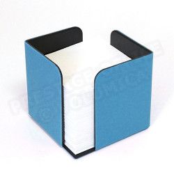 Bloc-notes cube Bleu-turquoise Corfou