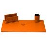 parure-de-bureau-cuir-nubuck-orange-n10-collection-montaigne